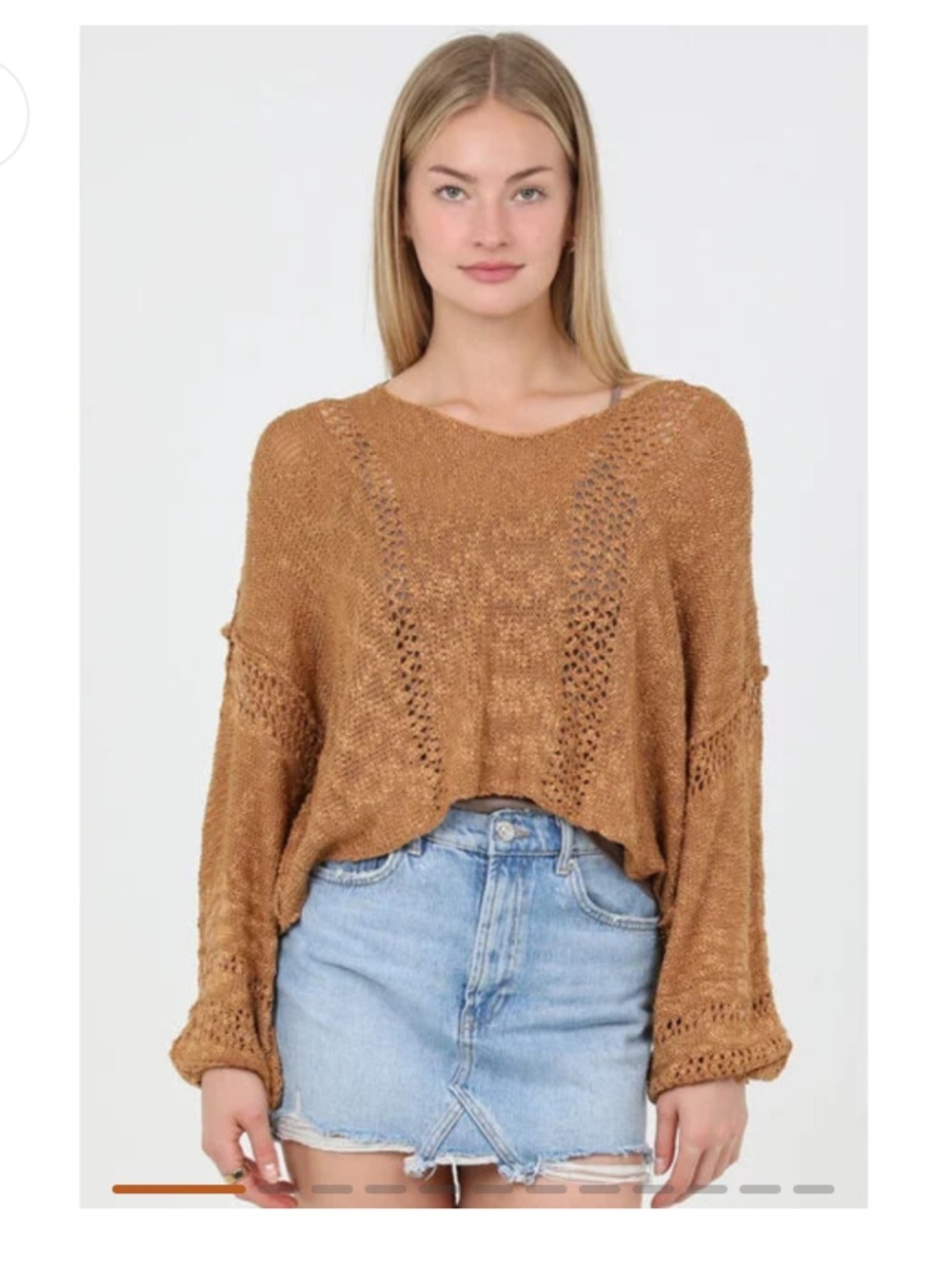 Angie Crop Pullover